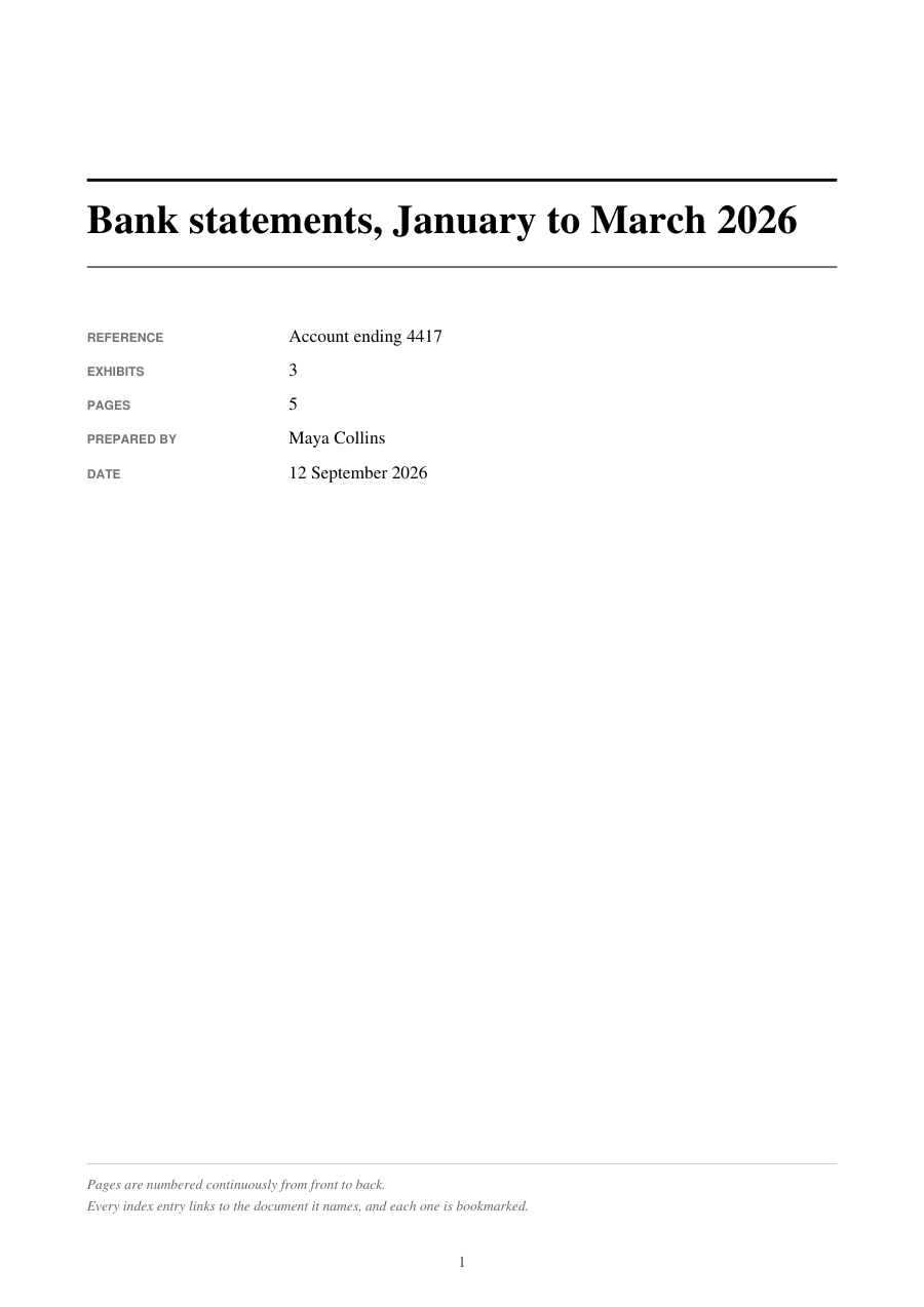 Page 1 of the sample PDF
